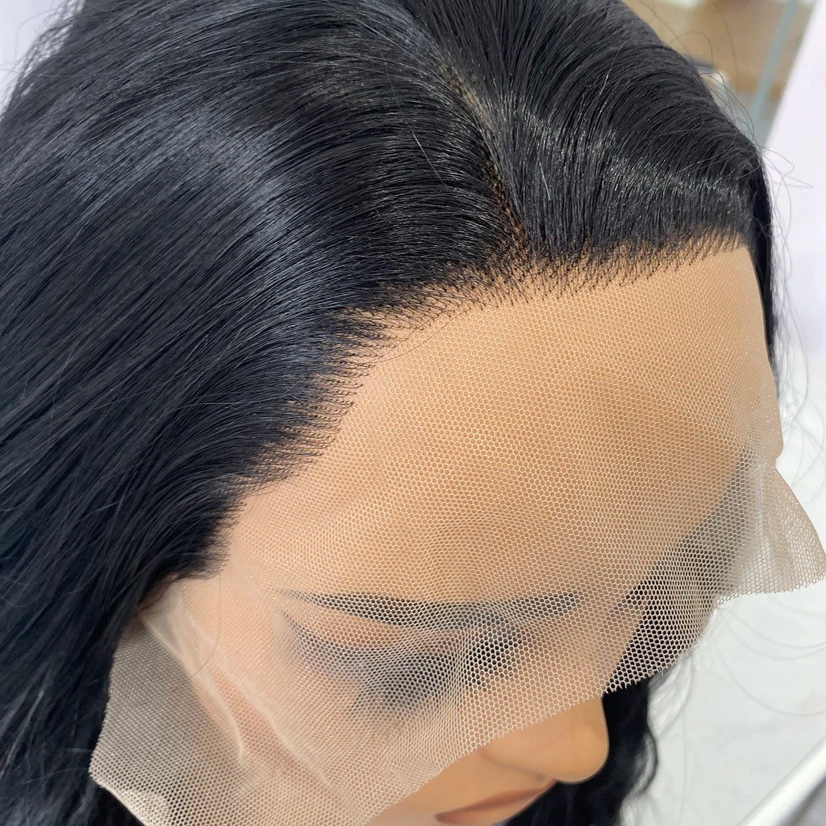 UStyleHair Brown Lace Front Wig Natural Looking 12Inches Short Wave Wig Heat Resistant Synthetic Hair Daily Use Cosplay Wig