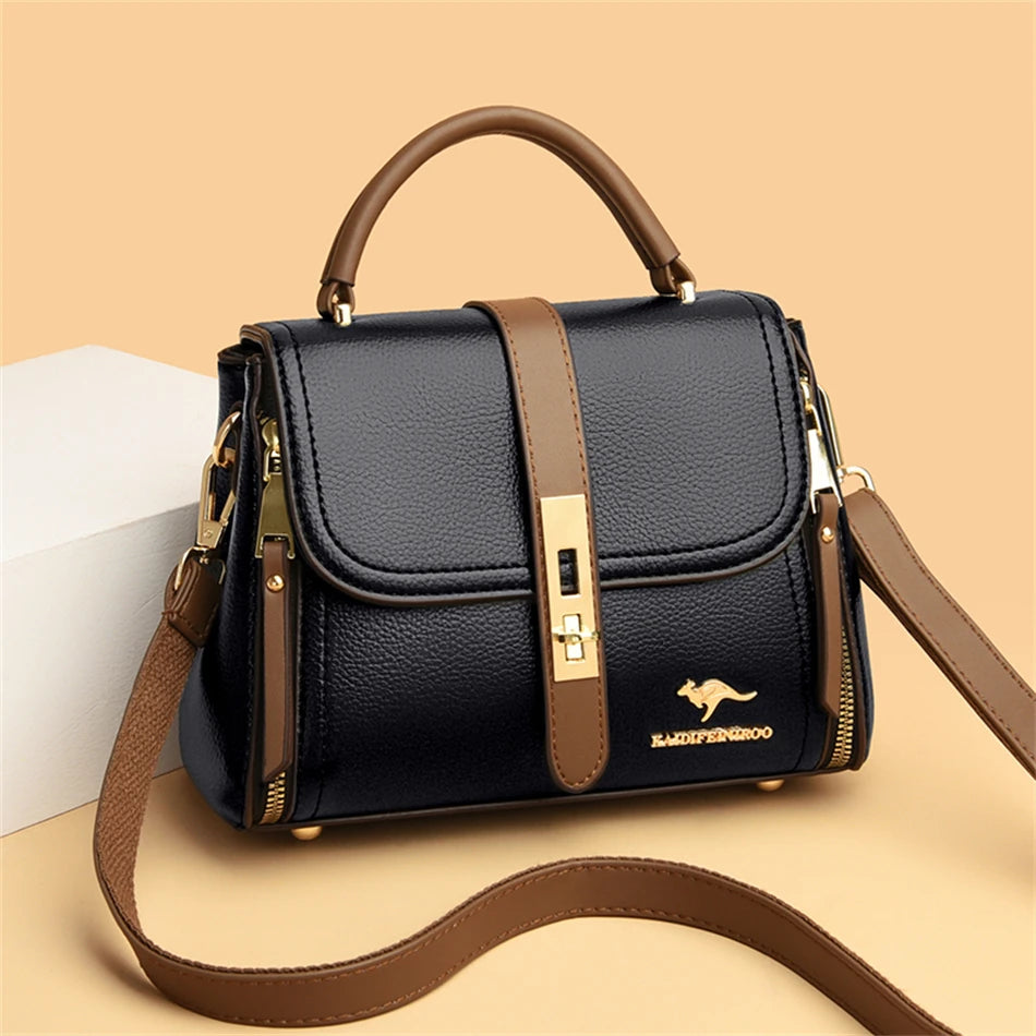 Genuine Brand Purses and Handbags Crossbody Luxury Designers High Quality Leather Fashion Messenger Shoulder Bags Tote Cover Sac