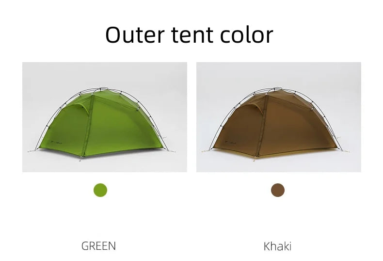3F UL GEAR Taiji 1 Tent Outdoor Camping 1 Person Tent Ultralight 15D Nylon Tent Waterproof Hiking Mountaineering