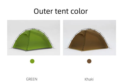 3F UL GEAR Taiji 1 Tent Outdoor Camping 1 Person Tent Ultralight 15D Nylon Tent Waterproof Hiking Mountaineering