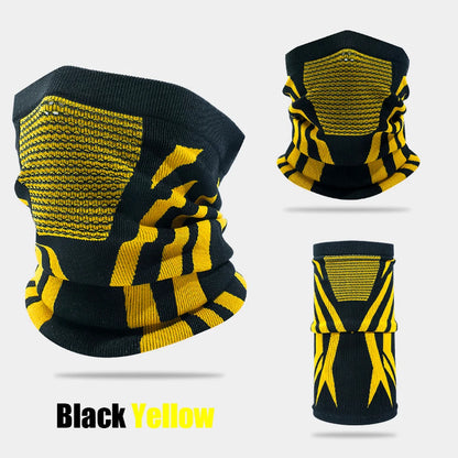 Windproof Warm Zebra Striped Face Mask/Scarf - Ideal for Motorcycle, Running, Skiing, Snowmobile - Winter Outdoor Protection