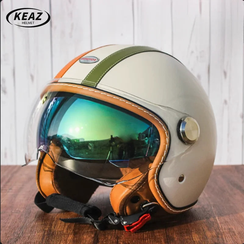 Japan Imported The New DOT Standard Certified Electric Motorcycle Helmet Female Winter Warm Male High Quality and Safety