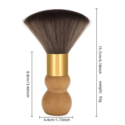 Professional Barber Neck Duster Hair Cutting Brush Soft Bristle Salon Cleaning Brush For Removing Loose Hair