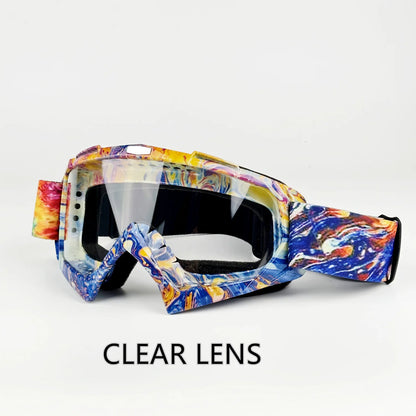 New colors Motocross Goggles Glasses Riding Skiing Sport Eye Ware MX Off Road Helmets Gafas Motorcycle Goggle for ATV DH MTB