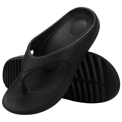 Kidmi Women Flat Sandals Women Slippers Outdoor Non-slip House Slippers Unisex Beach Slides Orthopedic Breath Soft Slippers