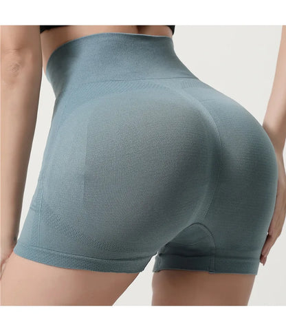Seamless Shorts High Waisted Elastic Peach Hip Sports Yoga Pants Tight Fitting Quick Drying Fitness Pants for Women Sweatpants