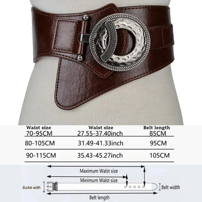 Hot Fashion Women Wide Waist Elastic Stretch Belt women's girdlestrap belts for women cinturon mujer cummerbund strap LB029