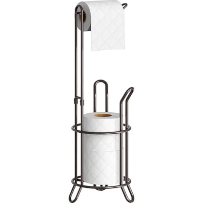 Bathroom Toilet Tissue Paper Roll Storage Holder Stand Bronze