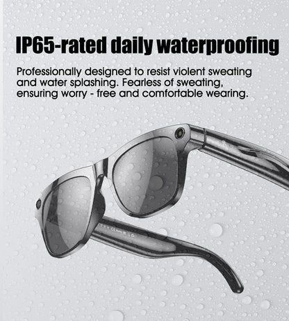Xiaomi 6K HD AI Smart Glasses Photochromic Multifunction Camera Bluetooth Call Music Player Voice Assistant Translate Glasses