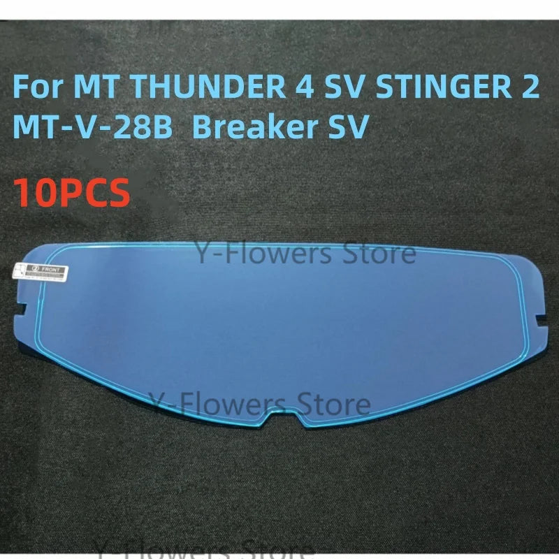 Anti Fog Film for MT THUNDER 4 SV STINGER 2 MT-V-28B Breaker SV Helmets Visor Anti-Fog Sticker Patch Motorcycle Accessories Moto