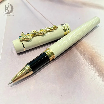JD 957 Anniversary Tradeshow Giveaways Gift Snake Clip Colorful Fountain/Rollerball Pen,Luxury Souvenir Writing Pen