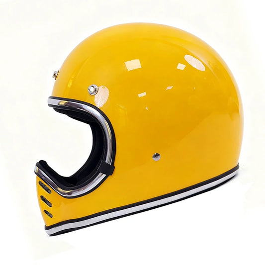 Motorcycle helmet Japanese pointy helmet retro cruise knight helmet motorcycle scooter FRP four seasons space helmet.