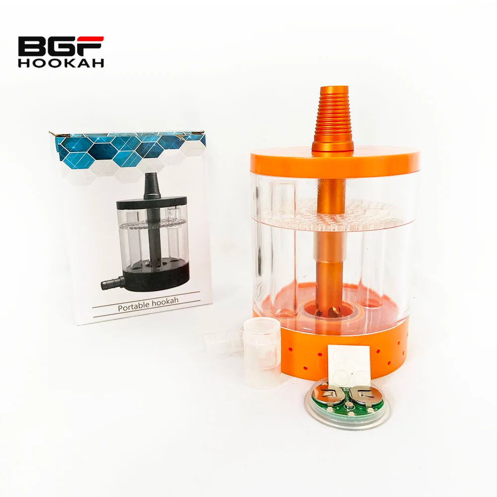 16CM Colorful Travel Portable Chicha Cup Shisha Narguil Set Hookah Cup With Led Light