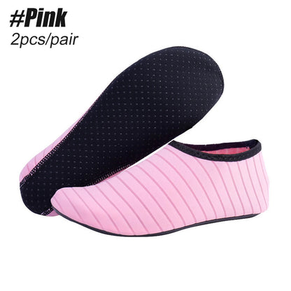1Pair Mens Womens Water Shoes Barefoot Beach Pool Shoes Quick-Dry Aqua Yoga Socks for Surf Swim Water Sports
