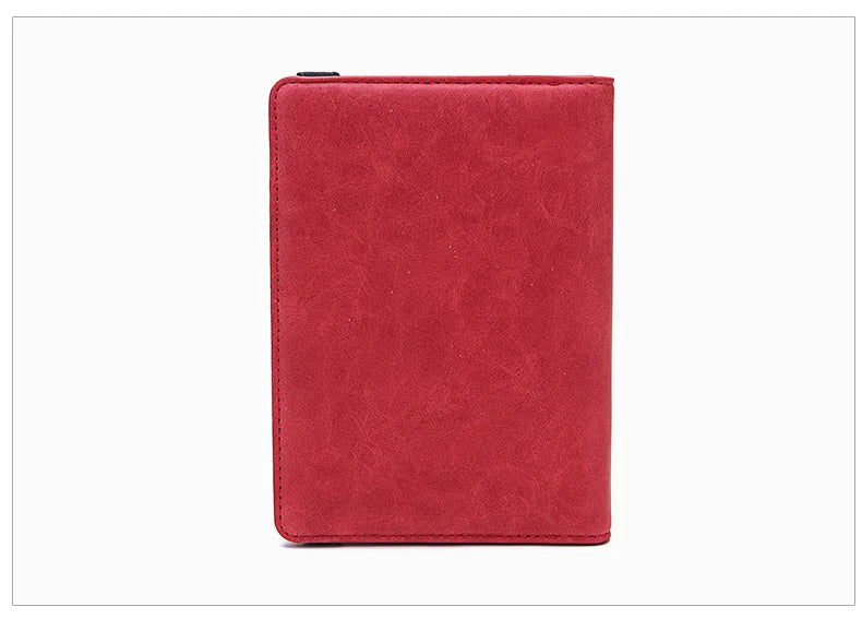Women Men Travel Passport Holder Cover Case RFID PU Leather Credit ID Card Holder Case Ticket Protective Wallet