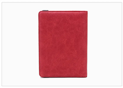 Women Men Travel Passport Holder Cover Case RFID PU Leather Credit ID Card Holder Case Ticket Protective Wallet