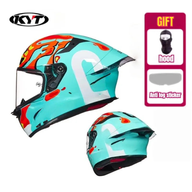 KYT TT TT-REVO NEW Moto Helmet Full Face Helmet Racing Helmet Anti-Fog Off Road Lightweight Capacete Motocross Casco Moto Casque