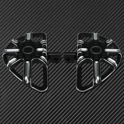 Motorcycle Floorboard Front Rear Footrest Driver Footpeg Passenger Pedal For Harley Touring Electra Street Glide Dyna Softail FL