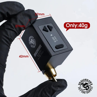 Mast K2 Wireless Tattoo Machine 3.5mm Stroke 1300mAh with Dragonhawk Battery for Beginner or Pro Studio Supplies
