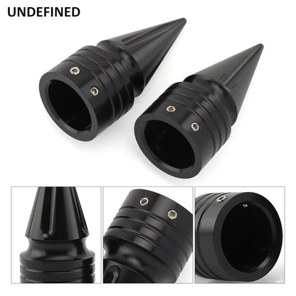 Motorcycle CNC Front Axle Nut Cover Cap Aluminum Black For Harley Sportster XL XG Touring FLHT FLHR FLTRX Dyna VRSC Softail