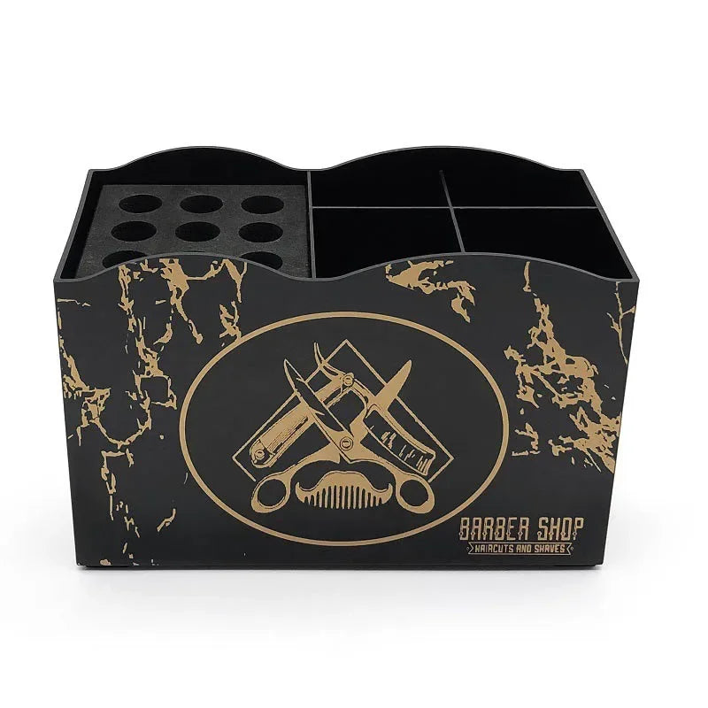 Barber Tools Storage Box Barbershop Hair Scissors Combs Clips Holder Large Capacity Rack Organizers Salon Tools Box Accessories