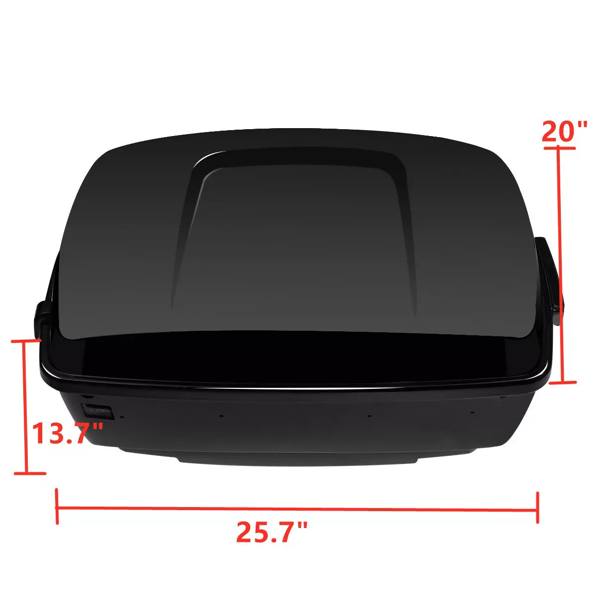 Motorcycle King Trunk Backrest Pad Speakers For Harley Touring Trunk Road King Street Glide 2014-2025