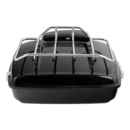 Chopped Trunk w/ Rack Razor Backrest For Harley Touring Road King Street Electra Glide 2014-2024 Motorcycle Accessories