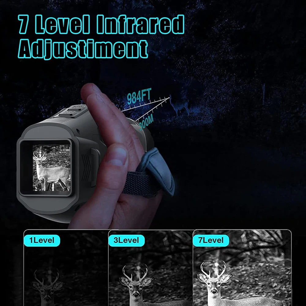 Night Vision Goggles,1080p Digital Night Vision Monocular,Infrared Monoculars Save Photos/Videos,Thermal Imaging Telescopes