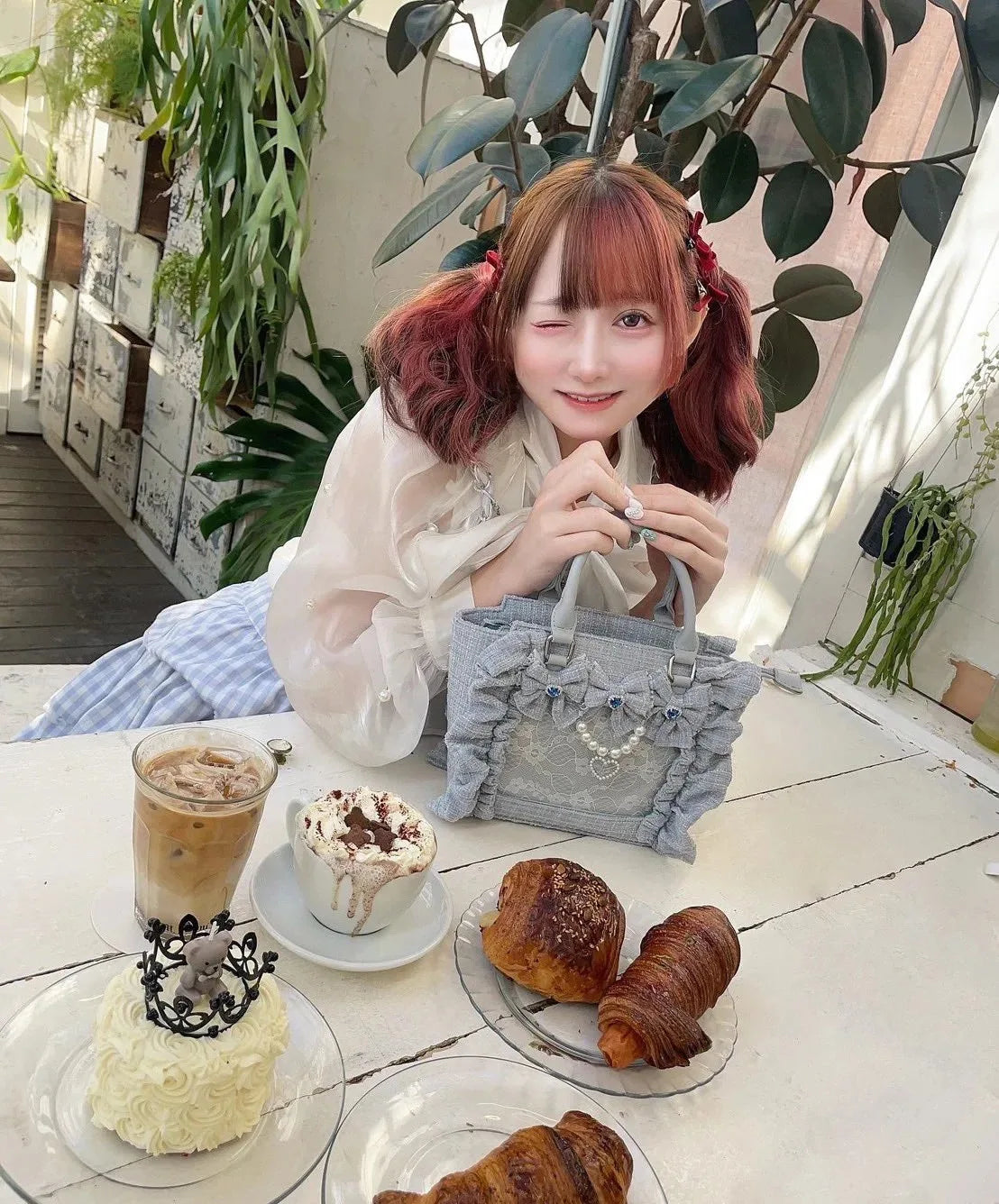Sweet Y2k Aesthetic Transparent Bow Ita Bag Casual Chic Ruffle Fashion Women's Handbags All Match Kawaii Shoulder Crossbody Bags