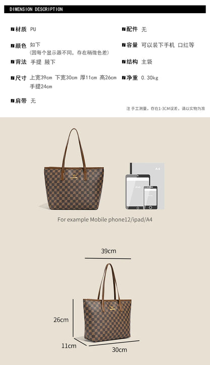 Retro vintage floral classic fashionable handbag with large capacity, elegant and easy to match underarm single shoulder bag