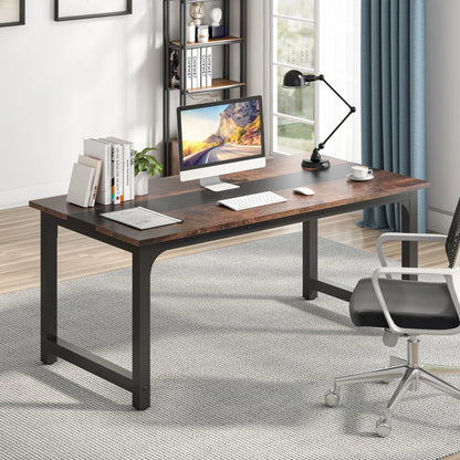 Tribesigns Large Office Desk Computer Table Study Writing Desk Workstation for Home Office Modern Computer Desk