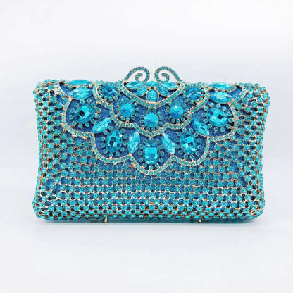 Diamond Dinner Hollow Rhinestone Banquet Clutch Bag Handtassen Dames Bolsos De Fiesta Para Mujer Boda Women's Rhinestone Handbag