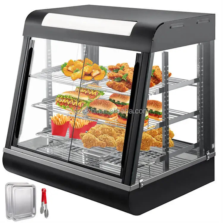 Industrial Commercial Countertop Pizza Hot Food Heating Display Warmer Cabinet Showcase Food Warmers