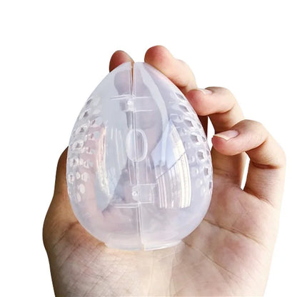 Makeup Sponge Case Beauty Blender Holder Puff Case Make Up Accessories Cosmetics Holder Empty Cosmetic Transparent Puffs Box
