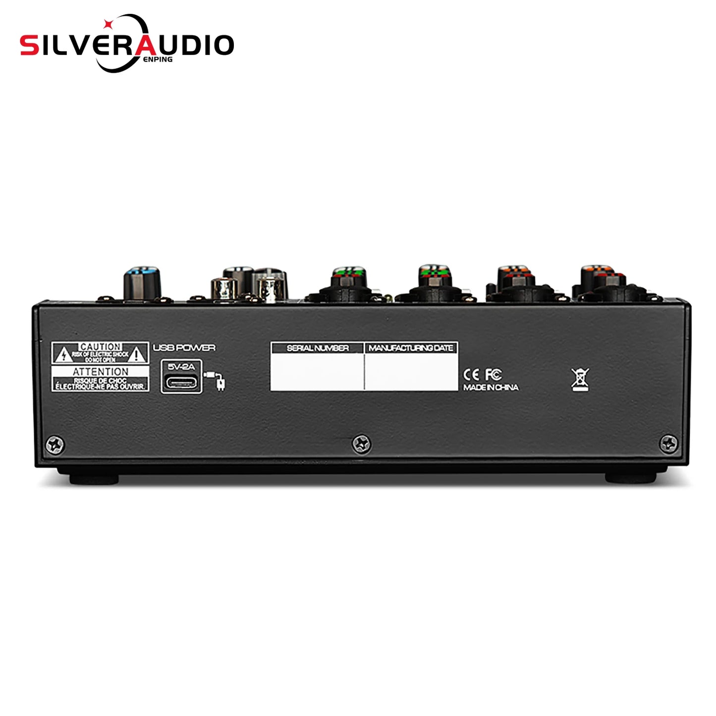 GAX-GT6  Professional 6-channel audio mixer, portable audio card, mixer，6-channel DJ controller/audio console mixer
