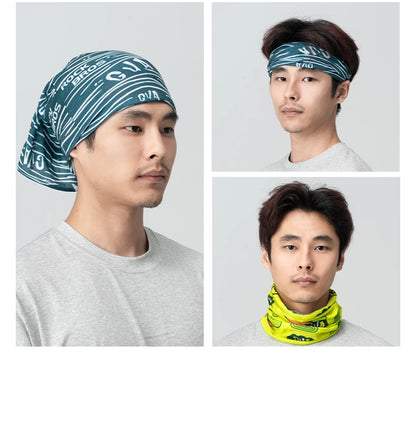 ROCKBROS Cycling Face Mask Sun Protection Hooded Scarfs Summter Breathable Bike Headband Motorcycle MTB Road Bicycle Headscarf