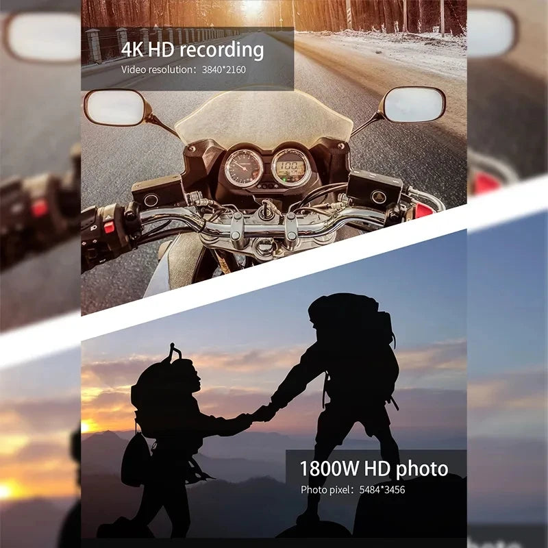 4K HD Smart Glasses Camera Mini Eyewear Camcorder for Outdoor Cycling Driving Video Recordings