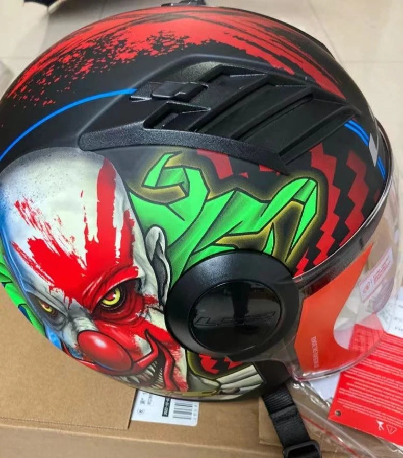 Original LS2 OF562 Casco Motorcycle 3/4 Open Face Ls2 Cascos Para Moto E-BIKE Helmet Electric Scooter Helmet of562 Capacete Moto
