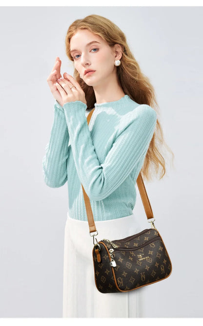 Brand Pu Leather Women Shoulder Crossbody Bags for Women 2025 Luxury Handbags Women Bags Designer Handbags High Quality Sac