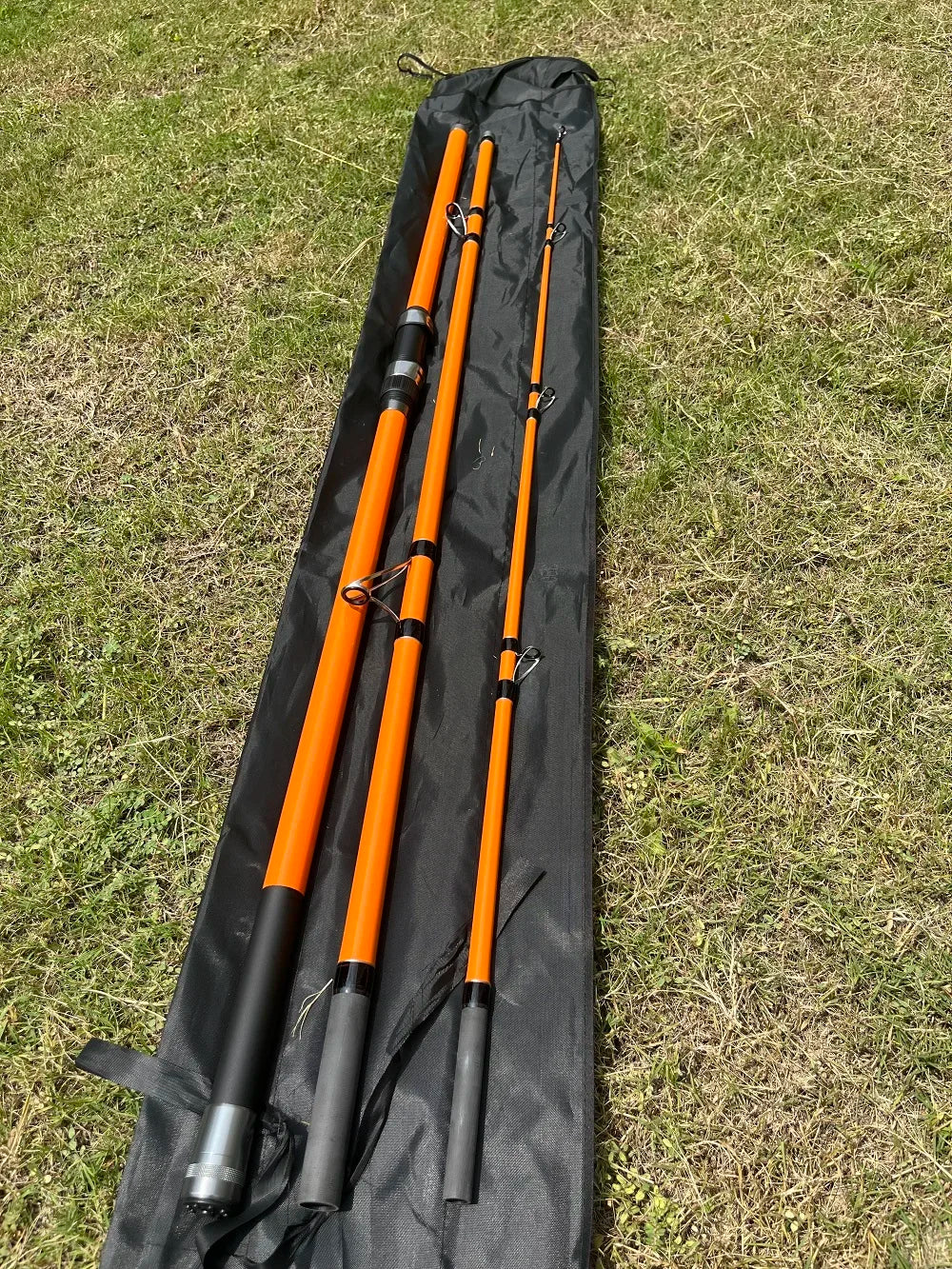 3.3M 3.6M 3.9M 4.2M Carp Rod 35kg Surf Fishing Rod Portable Travel Surf Spinning Rod 3 Piece Carbon Fiber Saltwater Fishing Pole