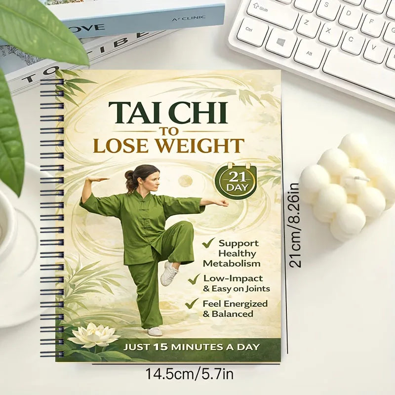 Practice every day101-Minute Tai Chi for Beginners，Can enhance physical fitness and daily energy，Improve joint health and flexib