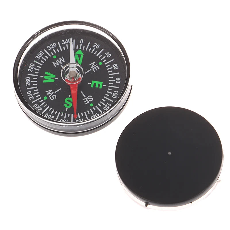 35/40MM Handheld Compass ABS Camping Pocket Compass Portable  Climbing Riding Children Gift Outdoor Survival Gear B.H