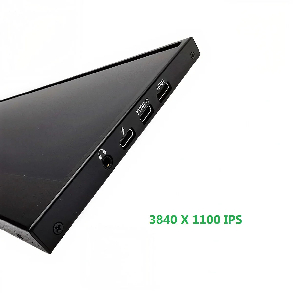 14 inch 4K bar monitor IPS3840X1100 game console industrial control screen WIN Raspberry Pi Android phone Type-c plug and play