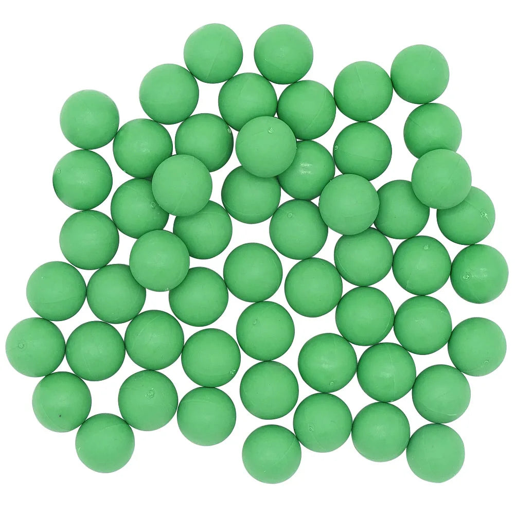 100 X .68 Cal Paintball Kinetic Round for Self Defense - Reusable .68 Caliber Nylon Balls for Byrna SD and T4E HDR