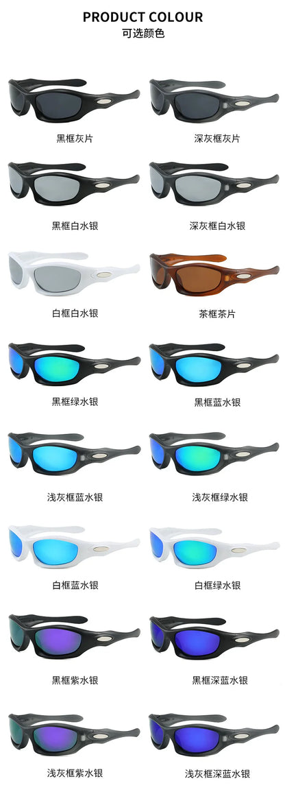 Retro Oval Round Frame Sunglasses 2026 New Outdoor Cycling Driving Sun Glasses Vintage Style UV400 Protection Unisex