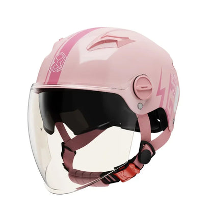 New Fashion ABS Unisex Motorcycle Helmets Motorcycle Accessories Helmet for Adults Long Lens White