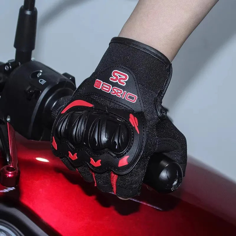 Man's Motorcycle Rider Fabric Gloves for Ktm Man Summer Touchscreen & Motocross Anti-fall Palm Accessories Sports Cycling mitten