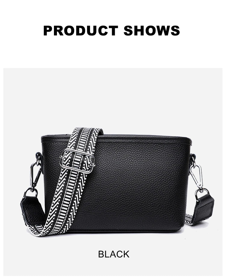 100% Genuine Leather Shoulder Bag for Women Solid Purse Luxury Cowhide Crossbody Bags Female Fashion Handbag Hobos Tote Bag