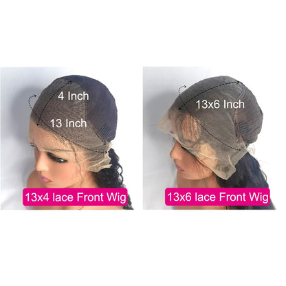 13x4 13x6 HD Transparent Bone Straight Lace Front Wigs 40 42 Inch 250 Density Brazilian Human Hair Wigs For Women