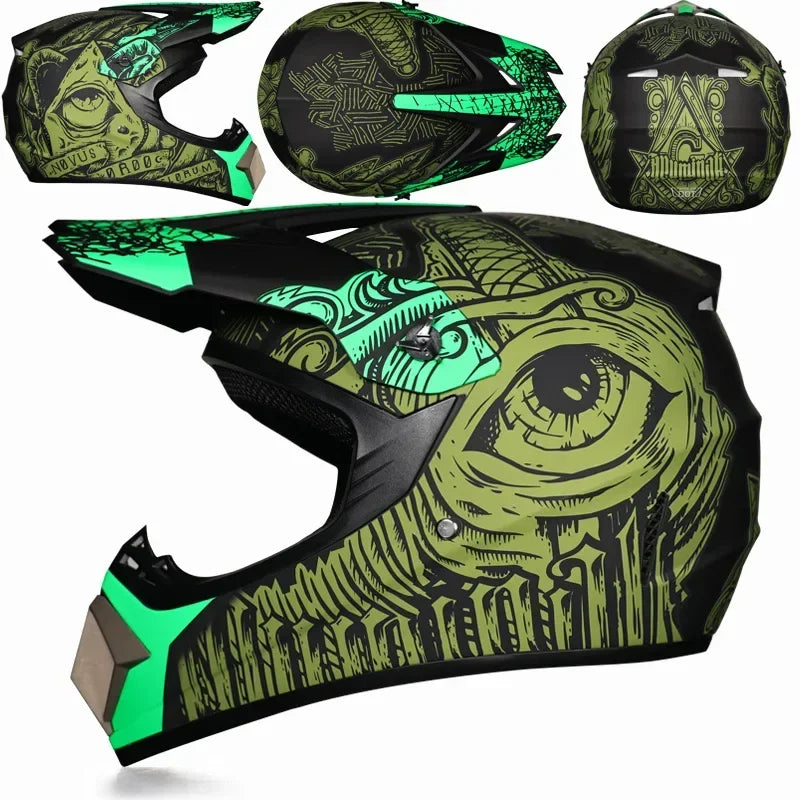Hot Sale Motorcycle Helmet Racing Off-road Helmet Men Moto Bike Downhill AM DH Cross Para Moto Children Motocross Helmet DOT